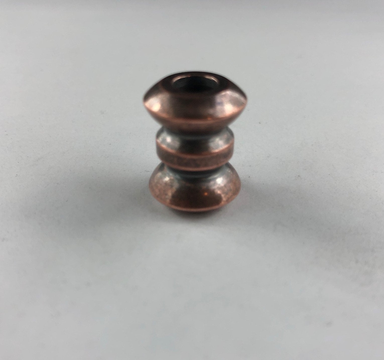 Antiqued Copper Bowtie Lanyard Bead