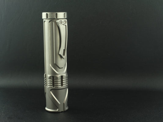 Cylon, Titanium bead blast flashlight from FocusWorks EDC