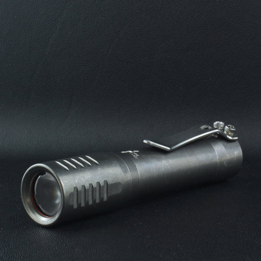The F2 Flashlight in Titanium